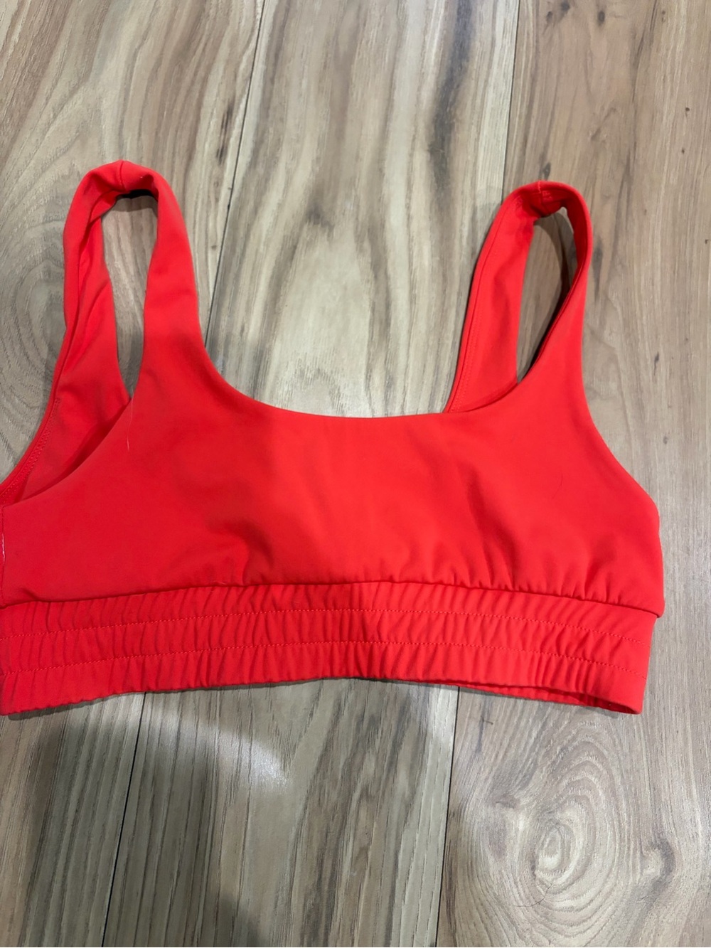 Daily Drills Bright Red Sports Bra